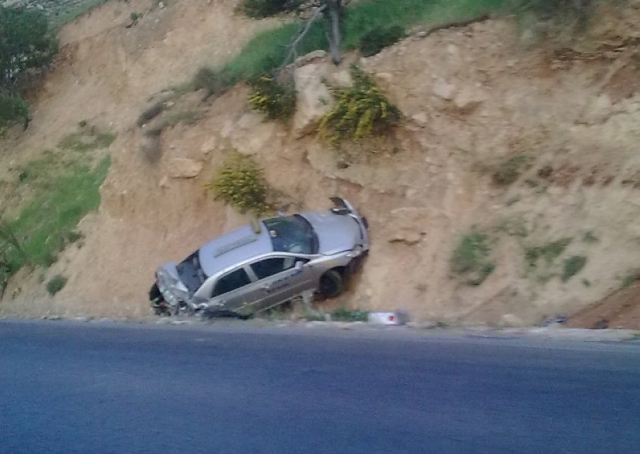 إصابة (5) أشخاص اثر حادث سير في عمان