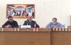 لقاء في كلية الحصن الجامعية حول امتحان الكفاءة الجامعي