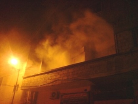عجلون : اخماد حريق منزل في عنجرة
