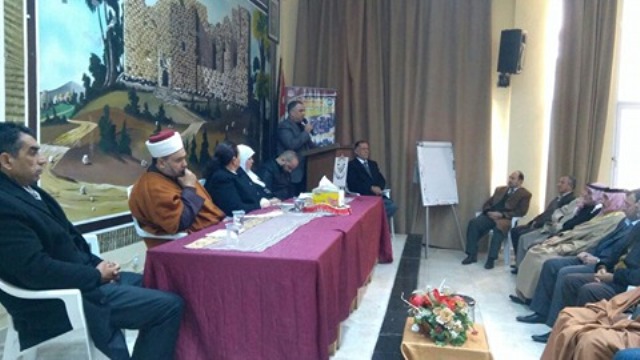 عجلون : مهرجان خطابي بعنوان