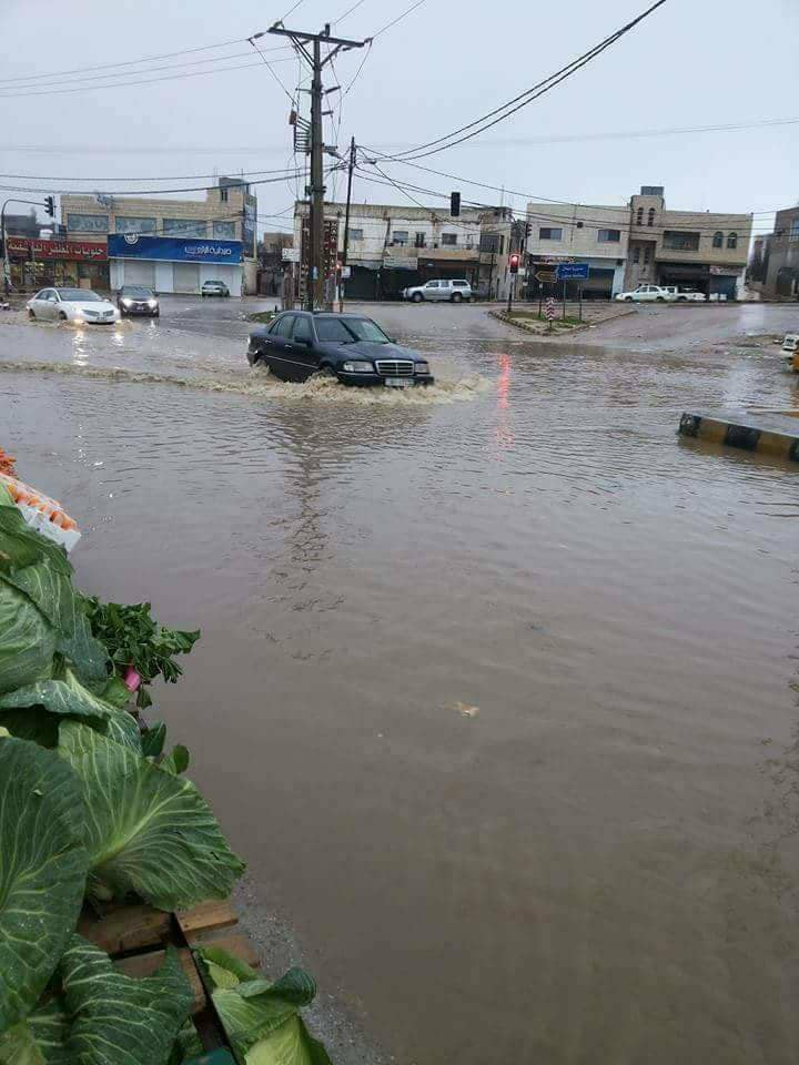 عجلون: عبين تسجل اعلى هطول مطري.