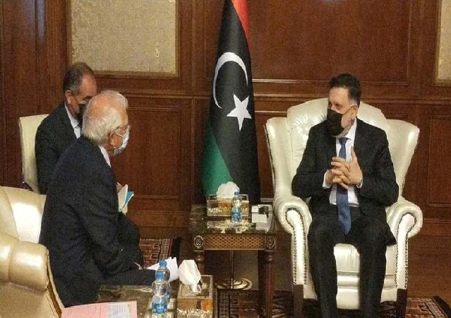 بوريل يلتقي السراج بطرابلس: ليبيا على رأس أولويات أوروبا