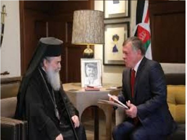البطريرك ثيوفيلوس : الأردن هو السند الأكبر لفلسطين
