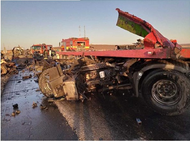 3 وفيات بحادث سير مروع في منطقة الرويشد