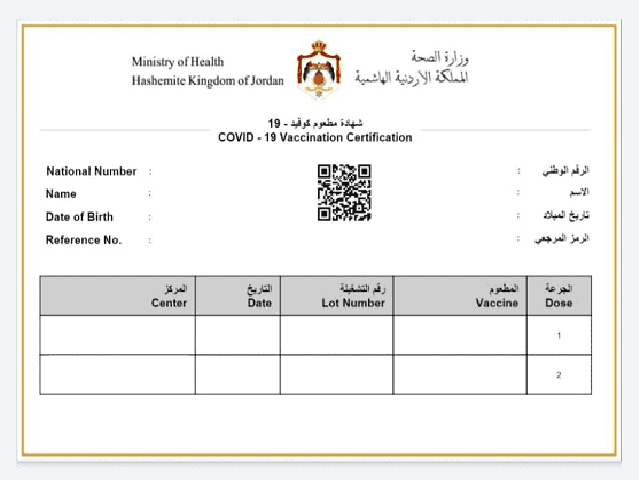 تجاوزات في اعطاء شهادات مطعوم كورونا