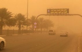 عاصفة رملية تضرب السعودية والسلطات تحذر