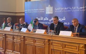 الشمالي يبحث في الجزائر زيادة التجارة البينية وإقامة الاستثمارات المشتركة