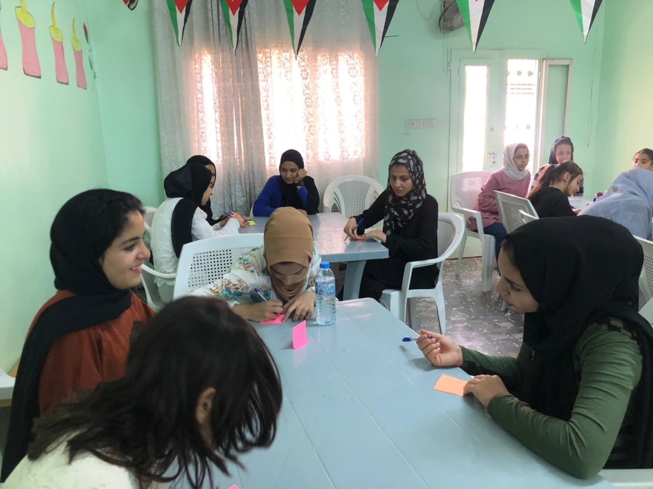 ورشة عمل عن مفهوم المواطنة في شابات الرمثا
