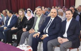 حزب الميثاق الوطني ينظم وقفة تضامنية مع قطاع غزة في الخالدية