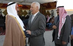 مندوبا عن الملك وولي العهد.. العيسوي يعزي قبيلة الحويطات - عشيرة الجازي