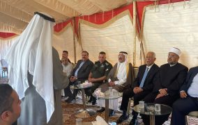 <em>مندوبا عن الملك وولي العهد…. العيسوي يعزي عشيرة العيطان</em>